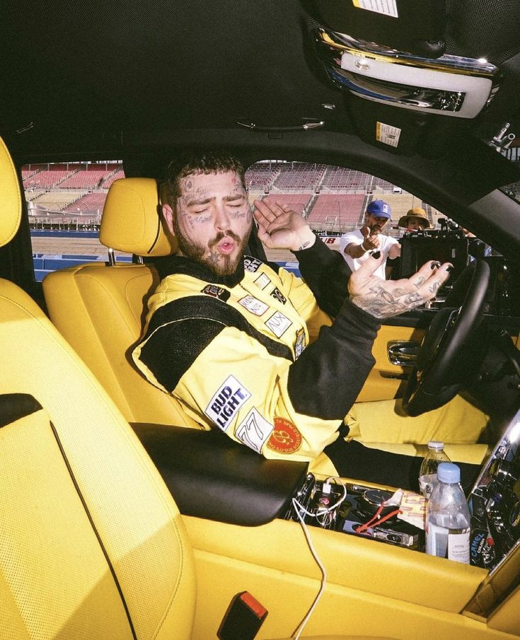 Post Malone on stage